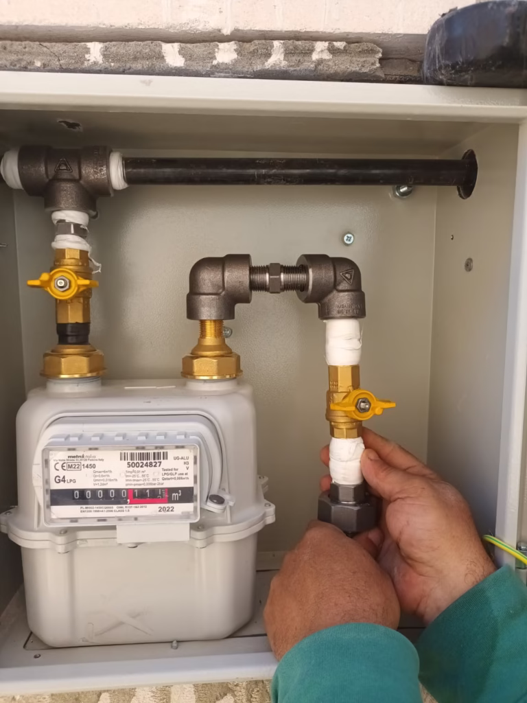 تمديد غاز مركزي بالرياض